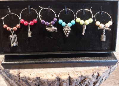Wine Charms ~ Silver Charms