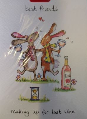 Z Card - Best Friends ~ making up for Lost Wine