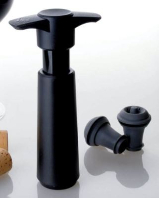 Vacuvin Wine Saver Black Pump & 1 Stopper