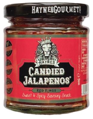 Candied Jalepenos ~ Red