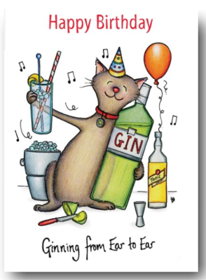 Z Card ~ Happy Birthday ~ Ginning from ear to ear