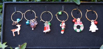 .Wine Charms ~ Gift ~ Multi Coloured