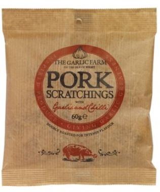 ...Pork Scratchings ~ Garlic & Chilli 60g