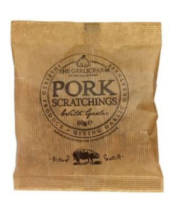 ..Pork Scratchings ~ With Garlic 60g